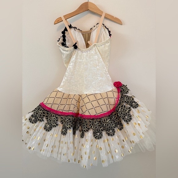 Ballet Costume with Black and Gold Accents - Girls size 14 - Picture 4 of 7